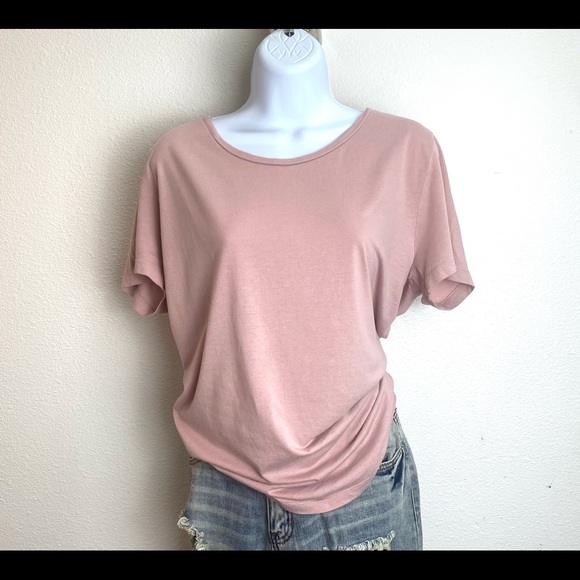 Divided H&M perfect soft blush pink tee shirt top - Picture 1 of 4
